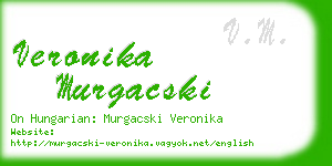 veronika murgacski business card